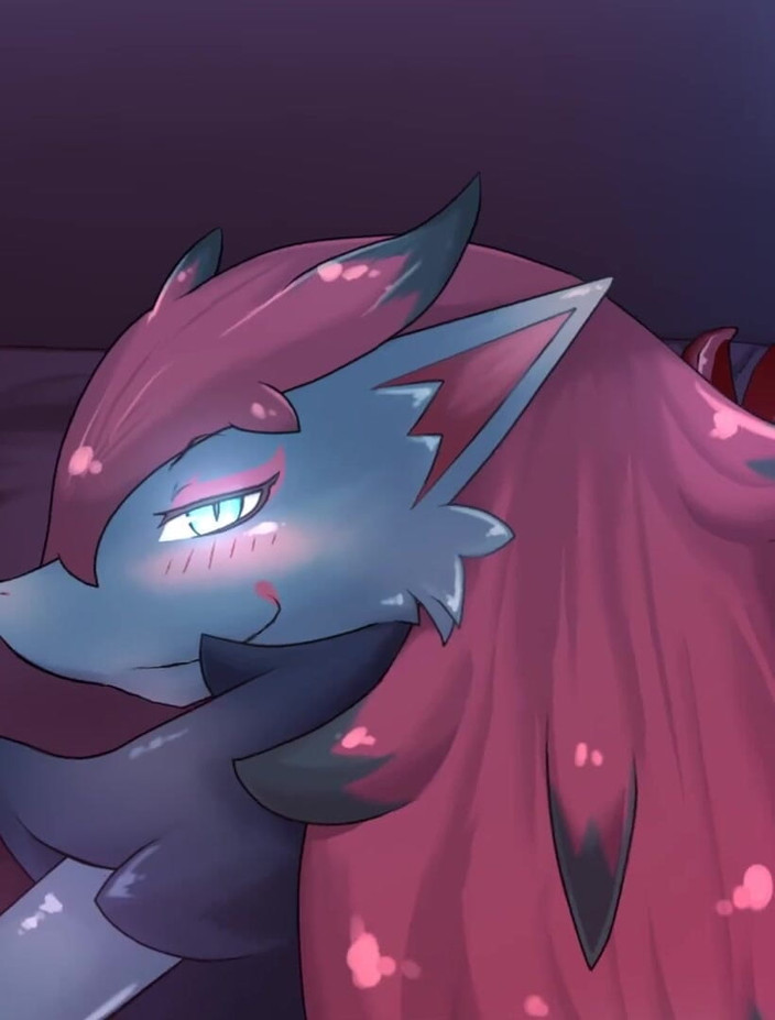 Velvixian 3 Furry: Zoroark X Awak (tiada bunyi) (seks berbulu)