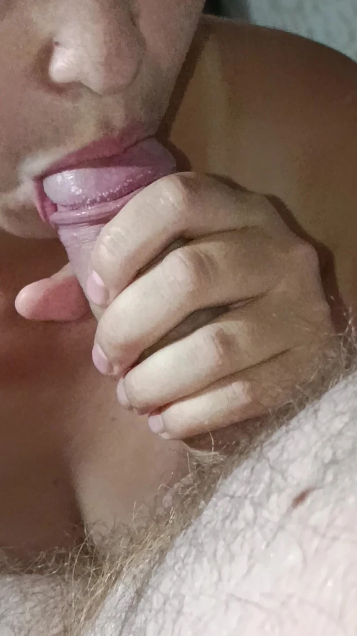 OniSoi: Korean Wife Sucks Cock in Close-up