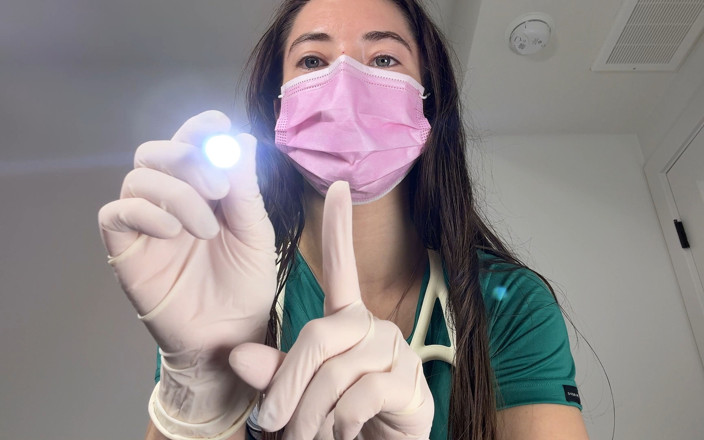 Nurse bunny 69: POV Professional Physical Exam in Green Scrubs