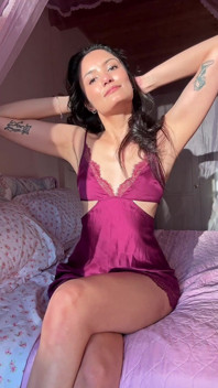 Glowing Perfect Body Under the Sun