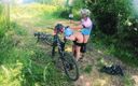 Sportynaked: Nasty Biker Help Me Blow up My Wheel