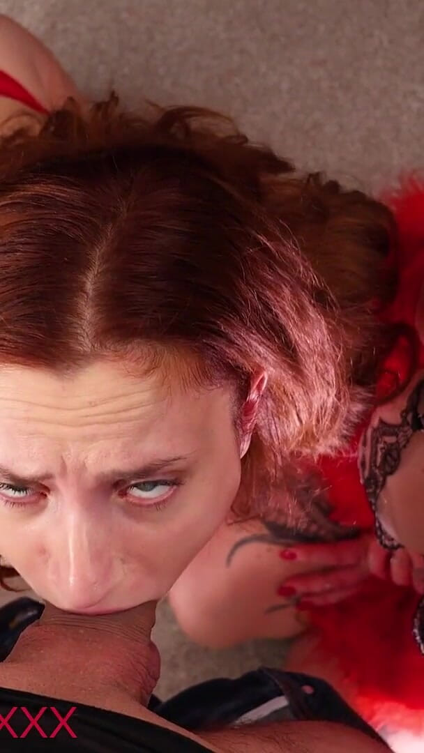 Blonde & Redhead Lingerie POV Blowjob with Facial (Brit Studio) Blonde & Redhead Lingerie POV Blowjob with Facial (Brit Studio)