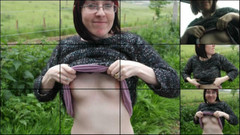 Littlevixen: Haley bliká venku