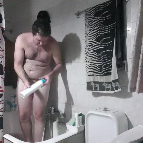 Mirko2589: I Take a Shower in Bathroom