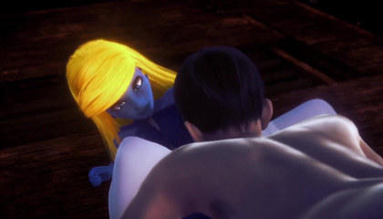 Wraith ward: Gargamel Smurfing Smurfette: Smurf Parody