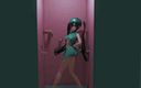 Smixix: Mona Genshin Impact глорихол гэнгбэнг, хентай раздевается, танец и секс ММД 3D - ясный синий цвет, правка Smixix