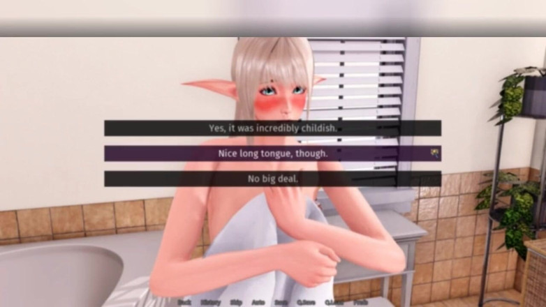 3DXXXTEEN2 Cartoon: Azraesha nabízí morální vedení. 3D porno kreslený sex