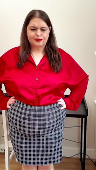 Your Employee's Growing Belly - You've Been Feeding BBW Sydney Screams and Admiring Her Big Belly