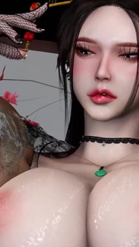 3D peituda madura milf foi fodida com tanta força por pau velho