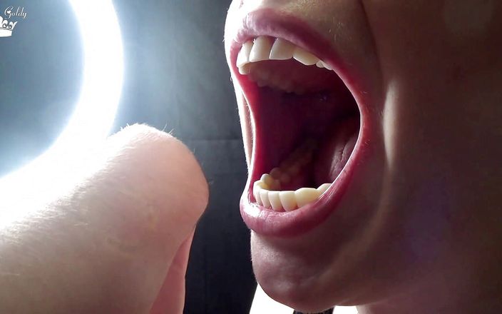 Goddess Misha Goldy: Hard Biting of Male Fingers and Arm Film 3 Mouth and...