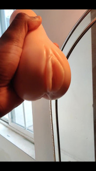 Squeezing My Cum Out of an Onahole After Using It