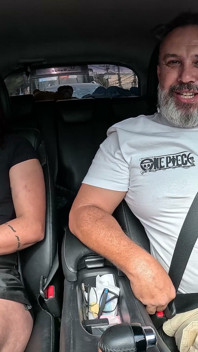 Married Hotwife Hops in for a Ride and Adds Another Tight Ass to Binho Ted's List - Gaby Fernandes