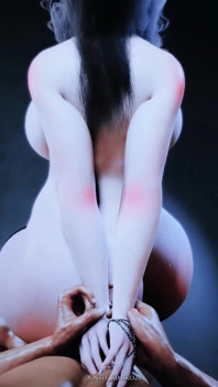Deusa peituda em movimento: 3D girl com uma bunda grande - 3D Animation Hentai