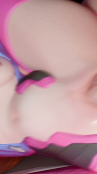 Futa Brigitte fode D.va - 3D Overwatch Futanari