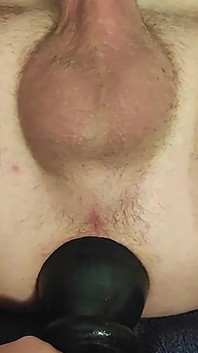 Orgasmus und aufblasbarer analdilator für meinen frechen ehemann