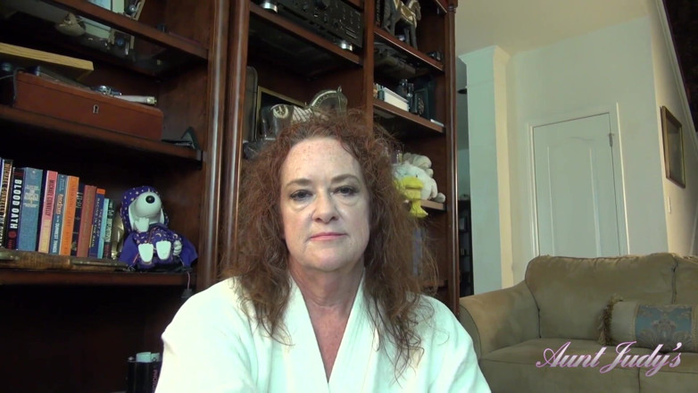 Aunt Judy's: Auntjudys - Your Horny Mature Stepaunt Ms. Ginger Catches You Masturbating (pov)
