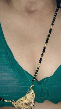 Indian Hot Bhabhi Sucking Dick in Green