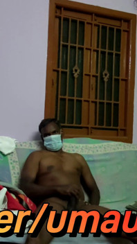 Indian Tamil Middle Age Man Mastrubation in House