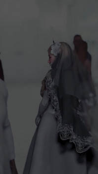 3D super carina bionda sposa tradisce con grande nero prima del suo matrimonio