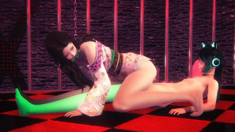 Yaoitube: Demon Slayer Yaoi Femboy - seks keras femboy Nezuko