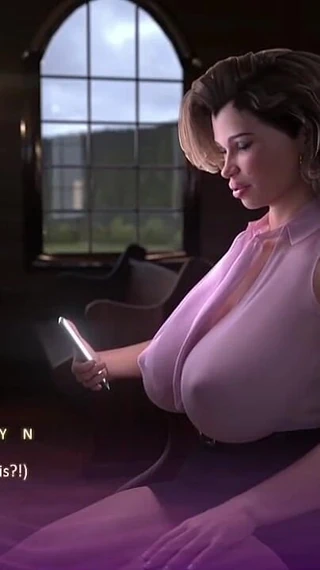 Naughty gameplays: Very Busty MILF Is Turned on After Catching Her Sex...