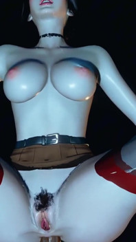 3D Wielkie cycki dziwka zdrada z wielkim kutasem jej dupek tak ostro zerżnięta