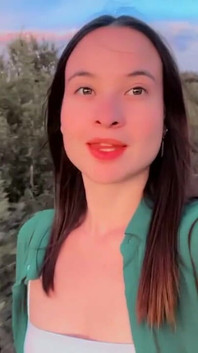 It's Just Me Walking in the Middle of a Beautiful Sunset and Nature