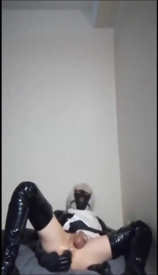 Rita anal rubberdoll: Fausttraining für zimmermädchen.