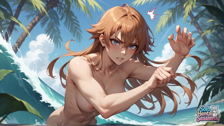 Solo Hentai Sessions: Jungle Tea Retreat: Solo Woman's Waterfall Soak