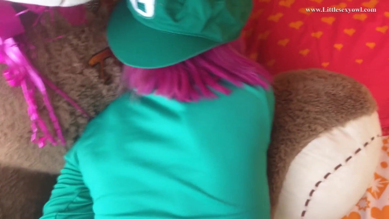 Littlesexyowl: Innocent teen cosplay girl, my stepsister greets me with a...