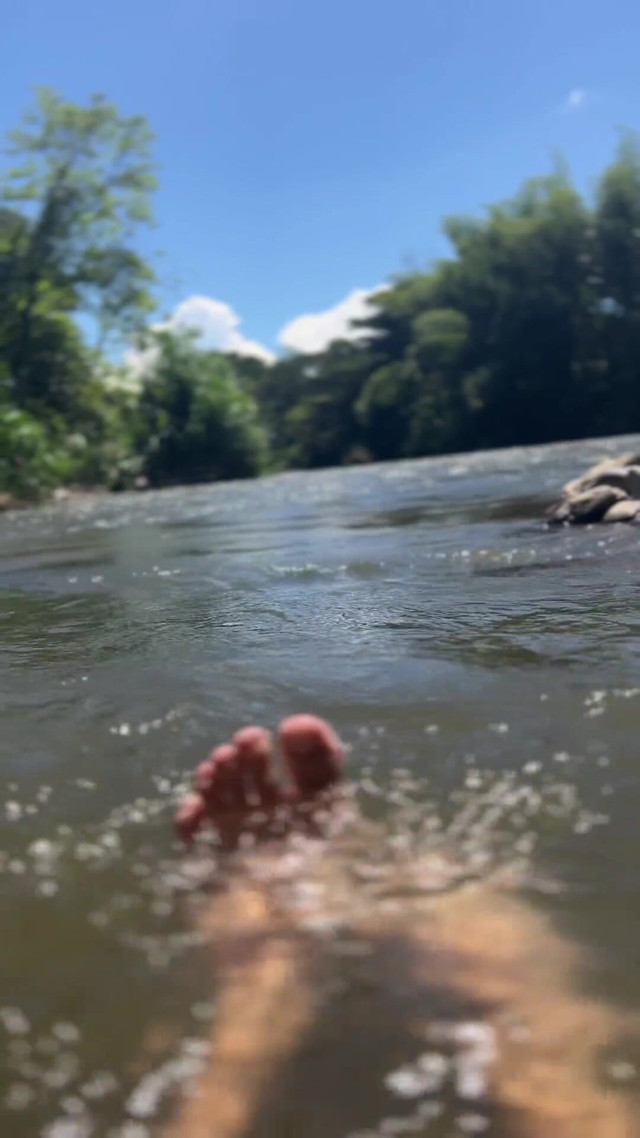 Refreshing Summer Day. Femboy Semi Naked in the Middle of the Lake, Alone and Hot (Arte Sensual)