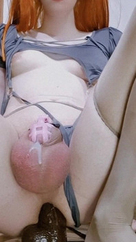 Caged Sissygasm