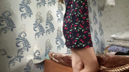 Alexa Holly: 看我试穿我毛茸茸的阴户上的性感内裤