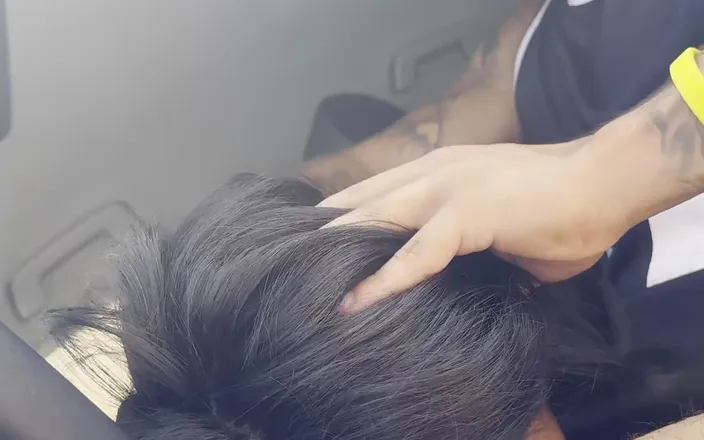 Nuria Millan: Outdoor POV Cock Sucking and Fucking in the Car