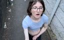 Kris Rose: Risky Outdoor Alleyway Gets My Trans Cock Hard and Ready...