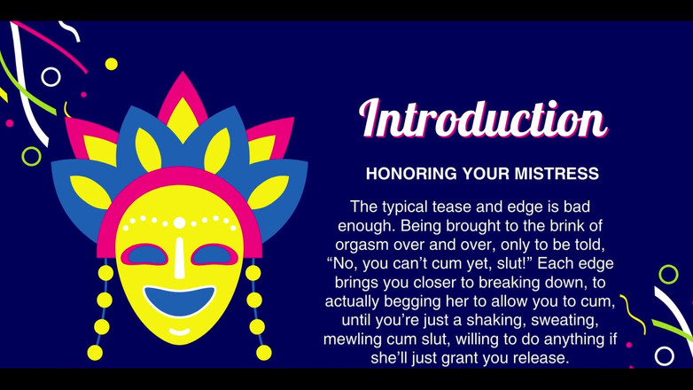 FetishDomina: Não, você não pode gozar ainda, puta! 