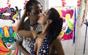 Latina&#039;s favorite daddy: Preping Belinha Baracho înainte de un sex în grup Ruff