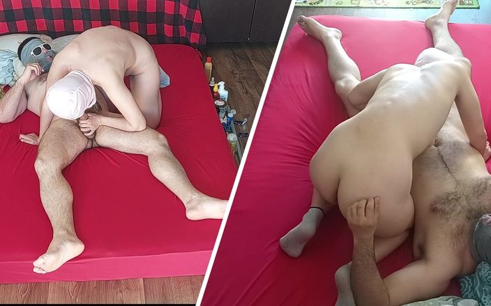 Amateur_MS: 아마추어 마누라와 펠라, 털이 무성한 보지, 큰 엉덩이. 몸에 기름을 튼 핫한 커플의 관능적인 마사지.