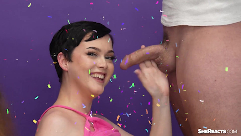 SheReacts: Blowjob challenge showdown