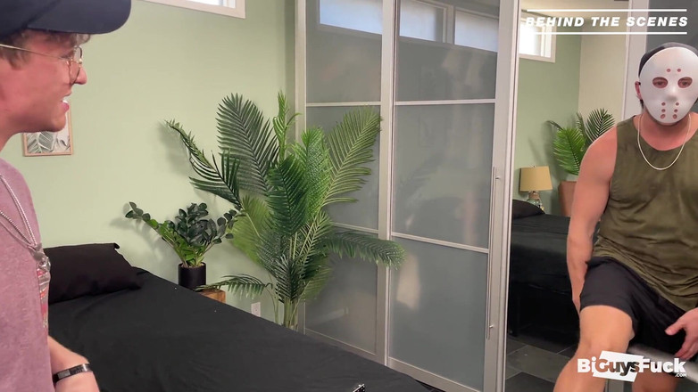 Bi Guys Fuck: Justin Taylor Gets His Hairy Hole Rimmed MMF Bi