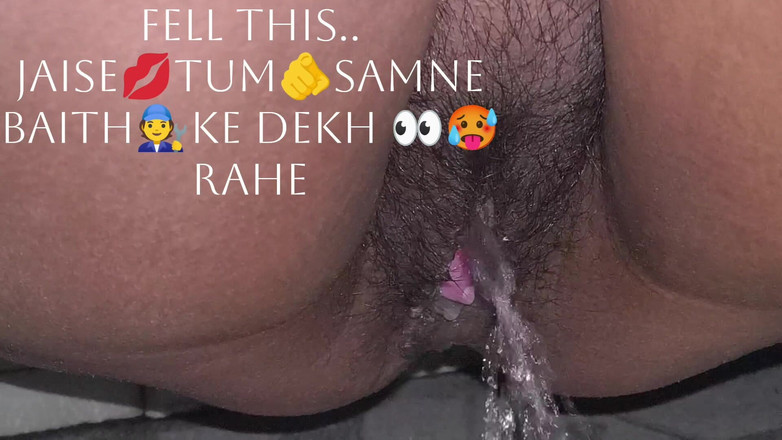 Your Fantasy Ankita: Деси-индийская сводная сестра мочится