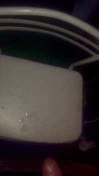 Kinkkire Shoots Big Load Onto White Chair