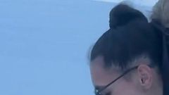 Blowjob Under the Sunset with a Cum in Mouth