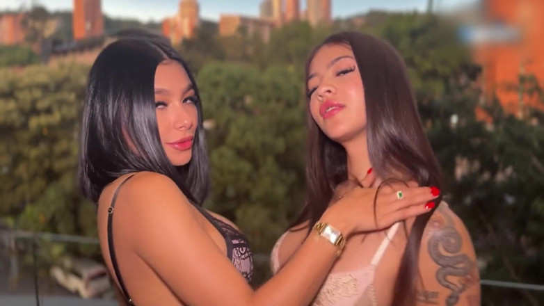 povmanfilms: Hot Threesome with Two Beautiful Colombian Sluts!