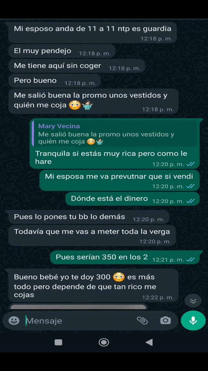 Mexicasero: Chat Whatsapp cu vecina mea infidelă vândute pentru haine