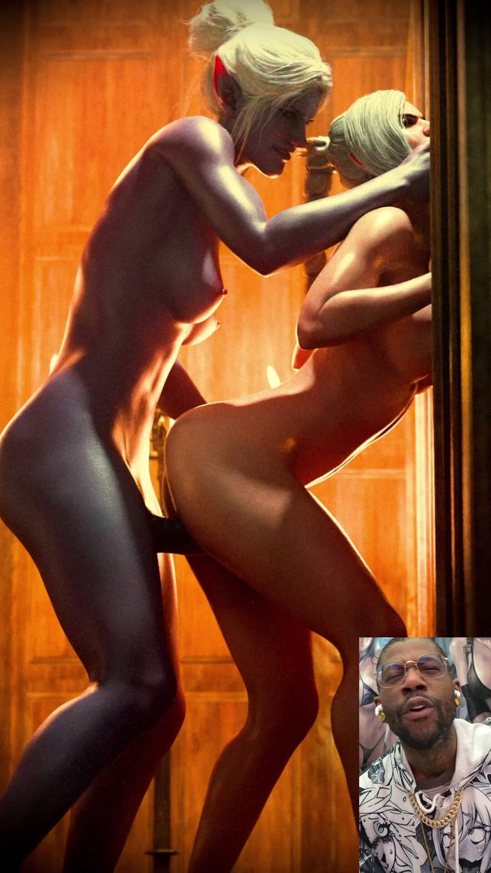 L6RD7BLU3 FUTA: 变性人从后面操出shadwheart的地狱，直到她被内射