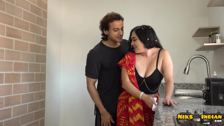 Niks Indian: Shy Big Boobs MILF Bhabhi Fucked Hard by Devar