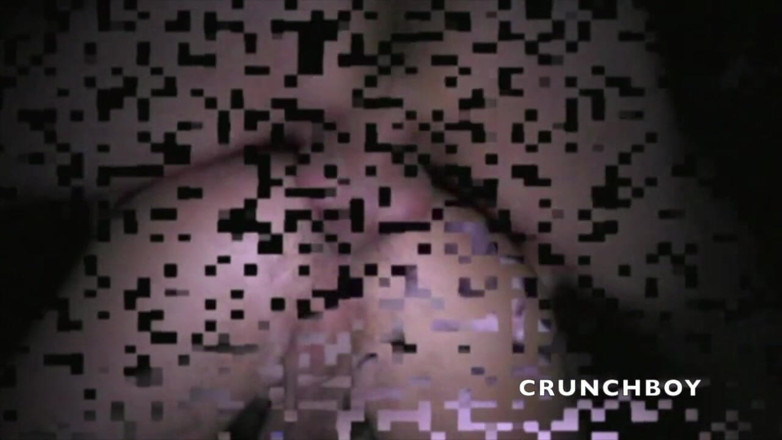 Crunch Boy: Asian slut fucked in sling by bisex boy in backroom