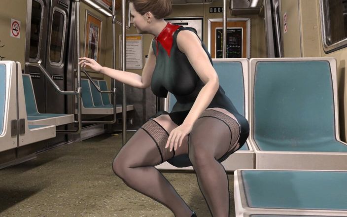 Custom Fantasy Productions: Ze krijgt altijd een stoel in de trein