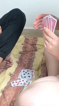 We Played Cards, I Lost, and I Had Sex with My Beautiful Neighbor Hot Arab Sex.